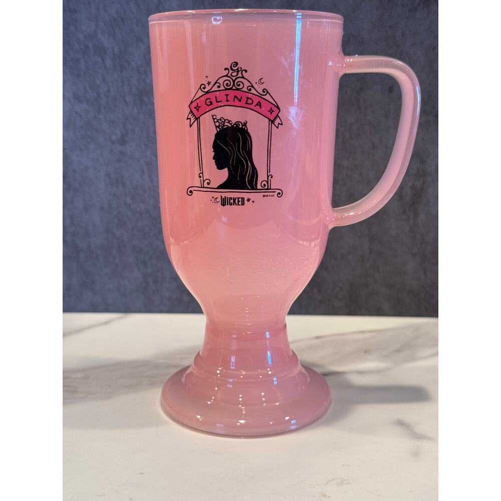 Wicked Movie 2024 Glinda  Glass Pedestal Mug No Box glass only